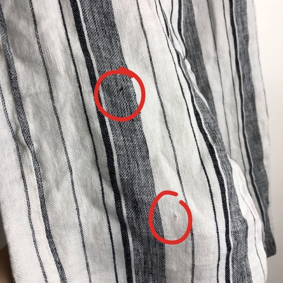 REFORMATION Tahiti Striped Linen Crop Pants - Picture 9 of 9